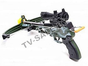 Игрушка Детский арбалет с присосками Crossbow 35881L  (код.9-4159)