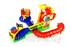 Веселый паровозик ChooChoo "Миниатюрная железная дорога" (арт. 9-1800) код. 0021