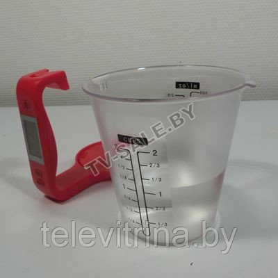 Кухонная мерная чашка с весами Digital Scale With Measuring Cup