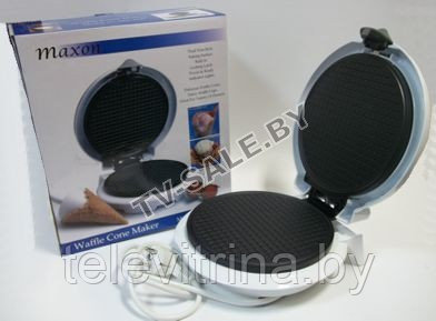 Электрическая вафельница Maxon Waffle Cone Maker MX-1937 "0021" (код.9-961) - фото 1 - id-p34645261