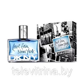 Мужская парфюмированная вода DKNY  Love From New York. 100 мл.