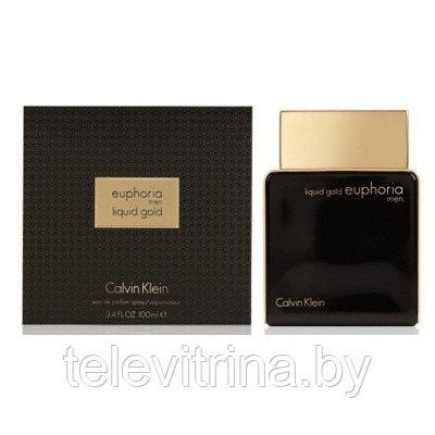 Мужская парфюмированная вода Calvin Klein Euphoria Liquid Gold. 100 мл. - фото 1 - id-p61502664