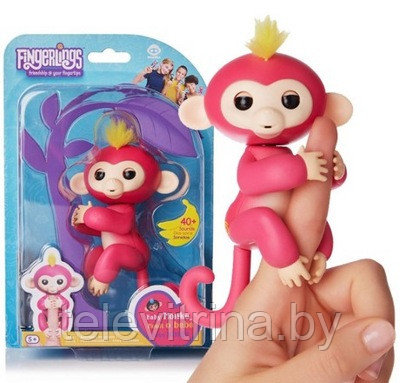 Интерактивная игрушка обезьянка Fingerlings Baby Monkey (арт.9-6859) - фото 1 - id-p69369227
