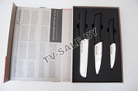 Набор керамических ножей 3 предм. Bergner BG 4042   (код.9-921)