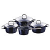 Набор посуды с керамическим покрытием Bergner BG-8661 (Бергнер БГ-8661) 7 предметов  (код.9-3780)