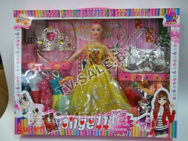 Кукла Angell Beautiful Happy Girl Fashion "Модница" с нарядами и аксессуарами "047" (код.9-4054) - фото 1 - id-p61501328