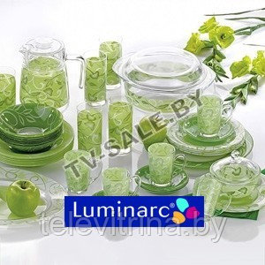 Столовый сервиз J0418 PLENITUDE GREEN 58 предметов 6 персон