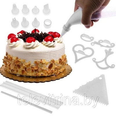 Набор для украшения торта 100 предметов Cake Decoration Kit (Кейк Декорейшн Кит) (арт. 9-5630) - фото 1 - id-p34648788