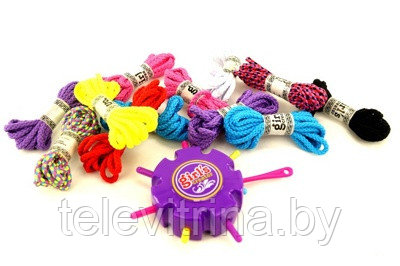 Набор для плетения браслетов (веревки для плетения) Bracelet Braiding Kit (арт. 9-2383) код. 0021 - фото 1 - id-p34648502