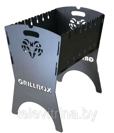 Мангал Grillbox (Hunter) с перегородкой (код.0138)