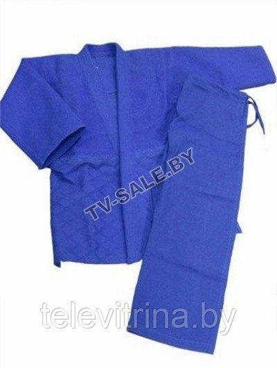 Кимоно для дзюдо 4 рост 170 синее, JUDO-4-SI "Z-1" - фото 1 - id-p34644120