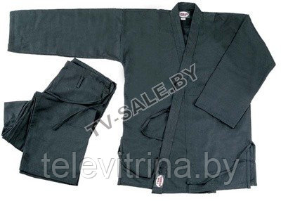 Кимоно для каратэ 1 рост 140, KAR-BLACK-1 "Z-1"