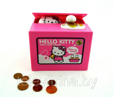 Копилка "Котик-воришка Hello Kitty" (Хелло Китти) (арт. 9-6317) - фото 1 - id-p61502330