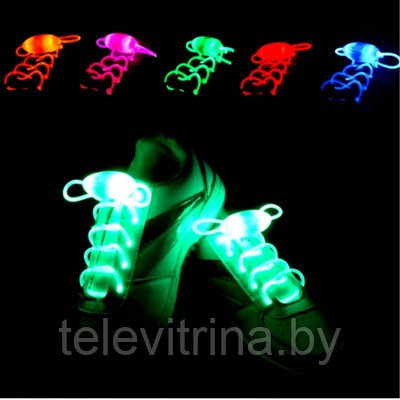 Светящиеся шнурки LED LUMINOUS SHOELACE (Лед Люминес) (арт. 9-6138) - фото 1 - id-p60928133