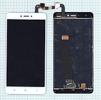 Модуль (матрица + тачскрин) для Xiaomi Redmi Note 4X, белый