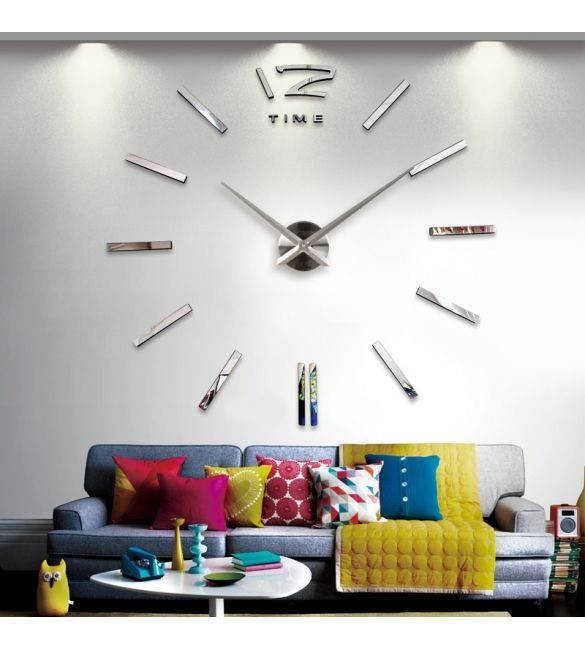 Дизайнерские настенные часы 3D Римские цифры. - фото 6 - id-p126415583