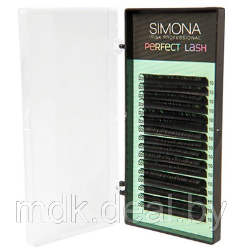 Ресницы Simona Perfect Lash, 16 линий, 0,15 D-изгиб, 10мм - фото 1 - id-p132327275