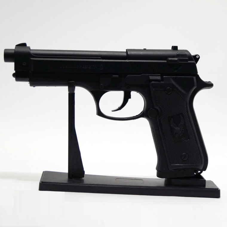 Зажигалка Пистолет Беретта черный малый - фото 1 - id-p132382993
