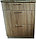 Кухонный шкафчик напольный НШ60р3ш на 3 ящика (ЛДСП венге/дуб сонома), фото 2