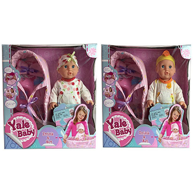Кукла-пупс с переноской Yale baby 35см YL1831J