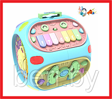 5892 Детская развивающая игрушка "Музыкальный куб", для малышей, от 12 мес, свет, звук