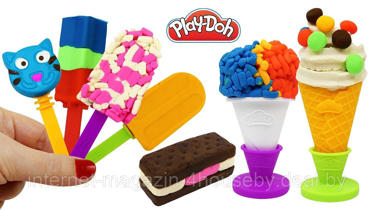Игровой набор ПЛЕЙ-ДО "Создай любимое мороженое" - фото 2 - id-p132387452