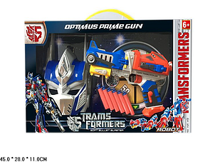 Набор Optimus Prime Gun, бластер + маска + мягкие пули SB391