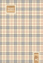 ЗАПИСНАЯ КНИГА А4 80л. ПЕСОЧНАЯ ШОТЛАНДСКАЯ КЛЕТКА