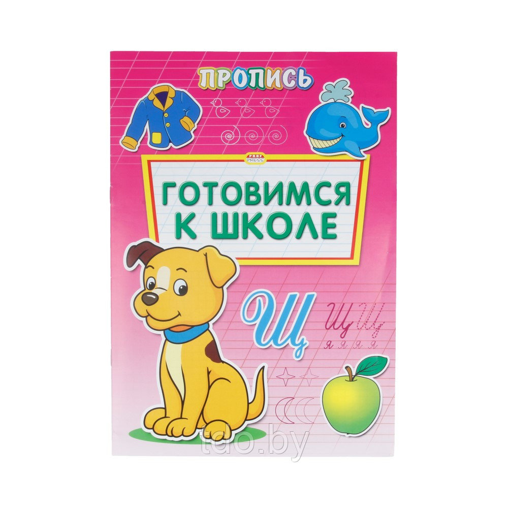 Пропись-раскраска А4 ГОТОВИМСЯ К ШКОЛЕ