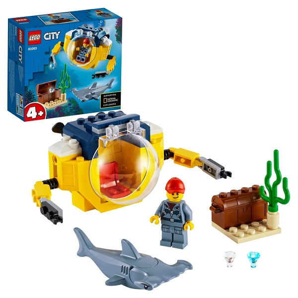 Конструктор Лего 60263 Океан: Мини-подлодка Lego City