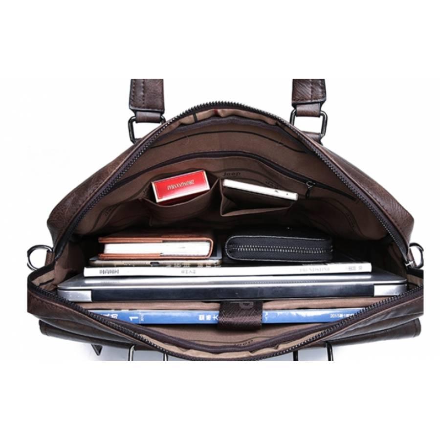 Мужская сумка-портфель JEEP BULUO 3 цвета! - фото 7 - id-p132445565