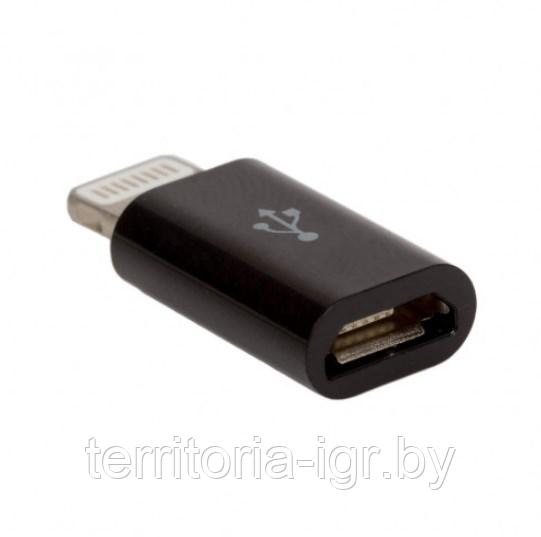 Адаптер Lightning - micro USB BMC-606 черный Blast - фото 2 - id-p132448200