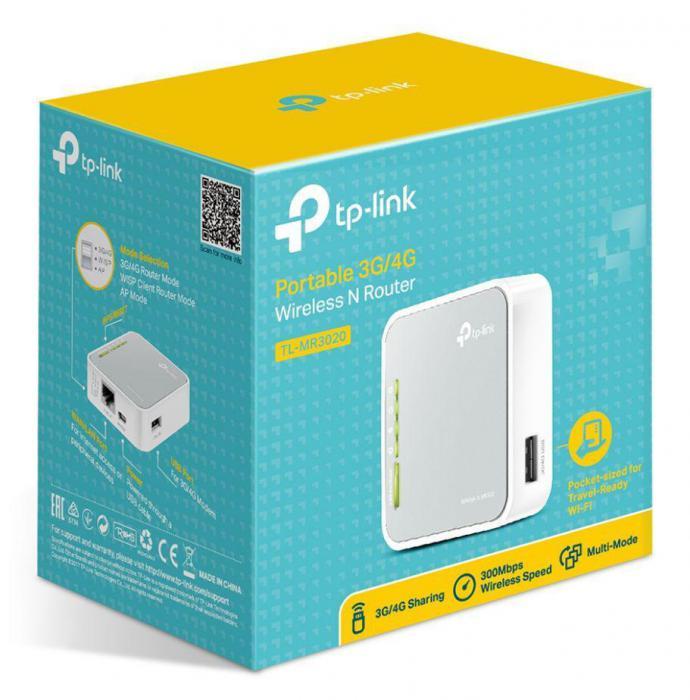 Wi-Fi роутер TP-LINK TL-MR3020 беспроводная точка доступа маршрутизатор - фото 1 - id-p132317449