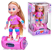 Кукла Doll Balance car (свет+звук+кружится)