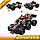 Конструктор Decool Thunder Whack Красный гоночный автомобиль 3422 (Аналог LEGO Technic 42073) 139 дет, фото 3