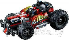 Конструктор Decool Thunder Whack Красный гоночный автомобиль 3422 (Аналог LEGO Technic 42073) 139 дет - фото 2 - id-p132484141