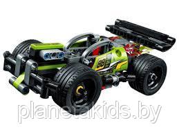 Конструктор Decool 3421 Technic Зеленый гоночный автомобиль (Аналог LEGO Technic 42072) - фото 3 - id-p132485772