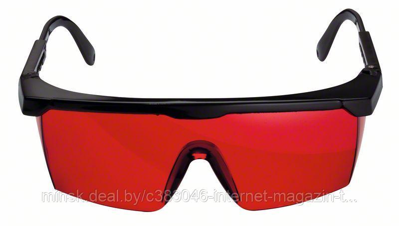 Очки для работы с лазерным нивелиром (красные) BOSCH (1608M0005B) - фото 1 - id-p132528424
