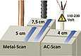 Детектор скрытых материалов (металл, проводка) Laserliner CombiFinder Plus, фото 2