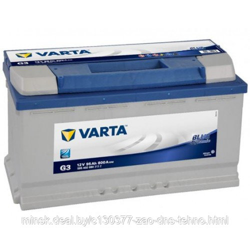 Аккумулятор VARTA Blue Dynamic G3 (95 А/h), 800А R+ (595 402 080)