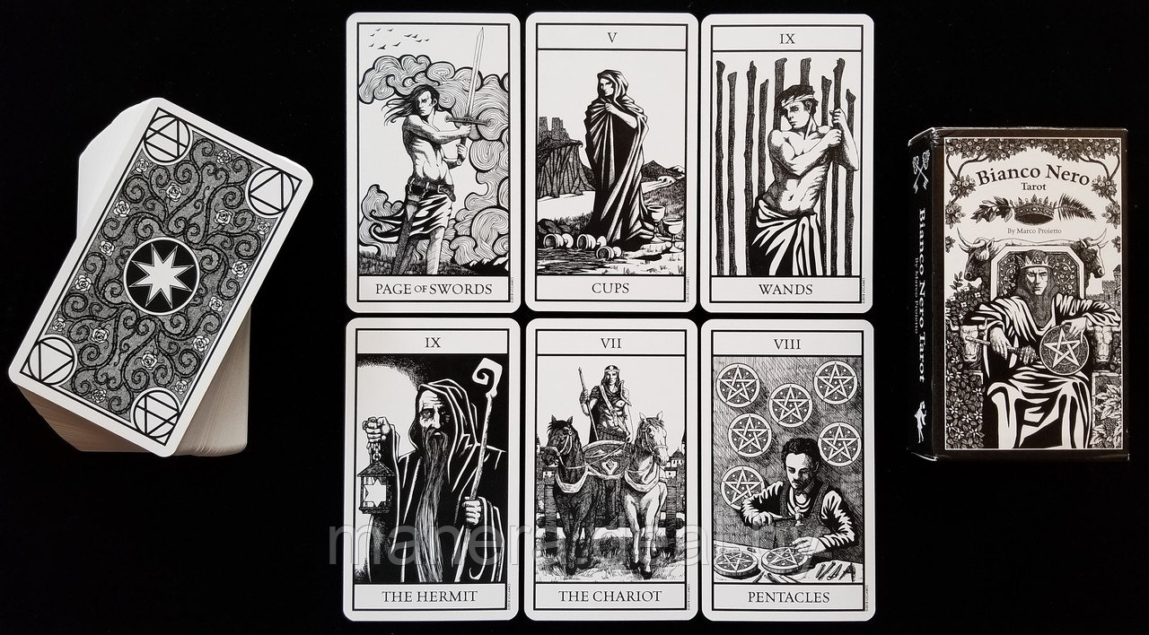 Таро Черно-Белое - Bianco Nero Tarot - фото 2 - id-p132543758