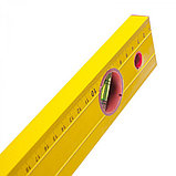 Уровень Yellow 1500 мм, алюминиевый коробчатый корпус, 3 акриловых глазка, линейка - РемоКолор (17-0-015), фото 2