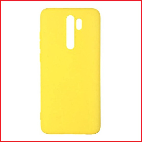 Чехол-накладка для Xiaomi Redmi Note 8 Pro (силикон) желтый