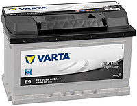 Аккумулятор VARTA Black Dynamic E9 70 Аh, 640А R+