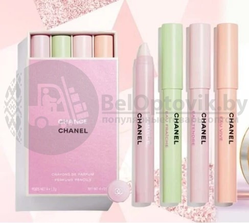 Набор Chanel Chance Perfume Pencils из 4 парфюмерных карандашей (духи - карандаш), 4 х 1,2g - фото 4 - id-p132575262