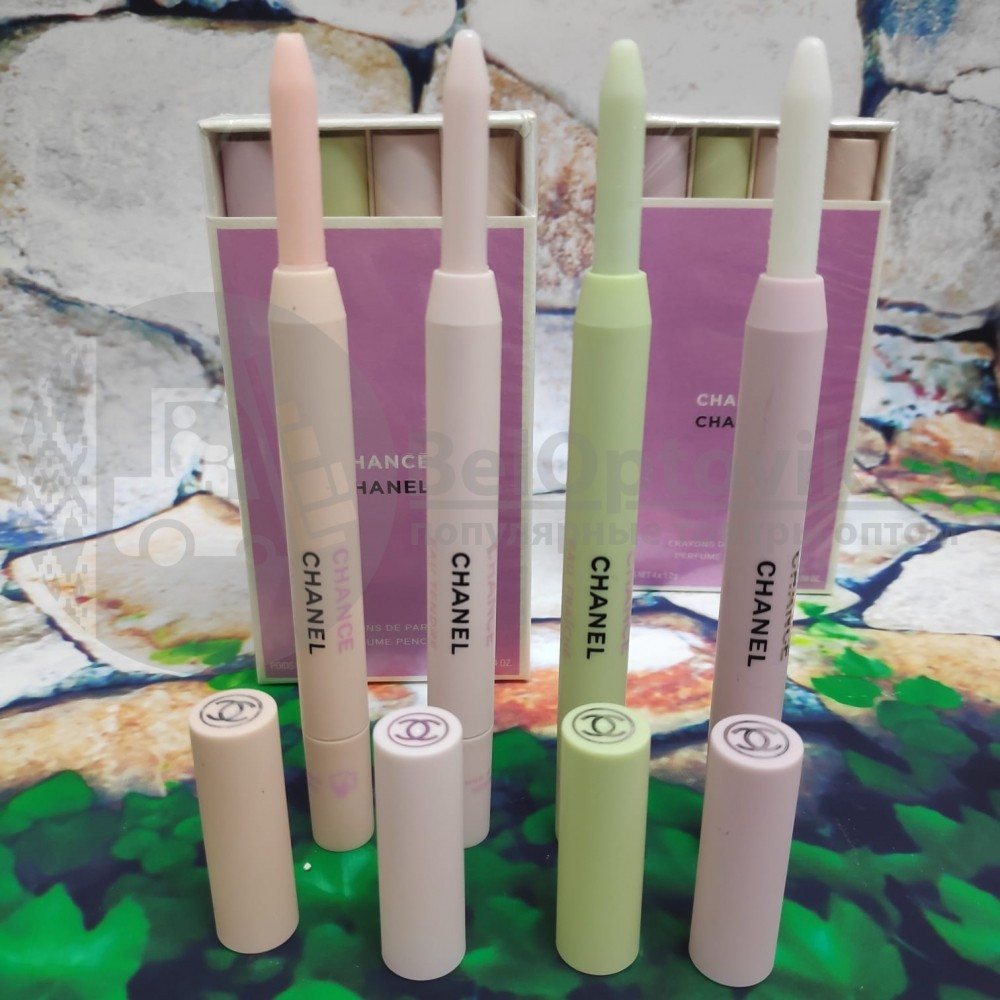 Набор Chanel Chance Perfume Pencils из 4 парфюмерных карандашей (духи - карандаш), 4 х 1,2g - фото 9 - id-p132575262