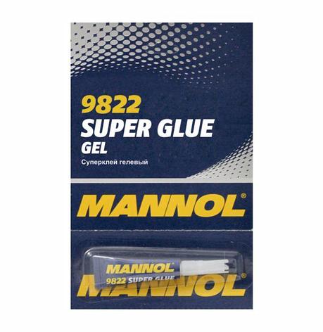 MANNOL 9822 Gel Super Glue мгновенный клей 3г, фото 2