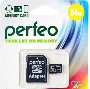 Карта памяти MicroSD 64Гб