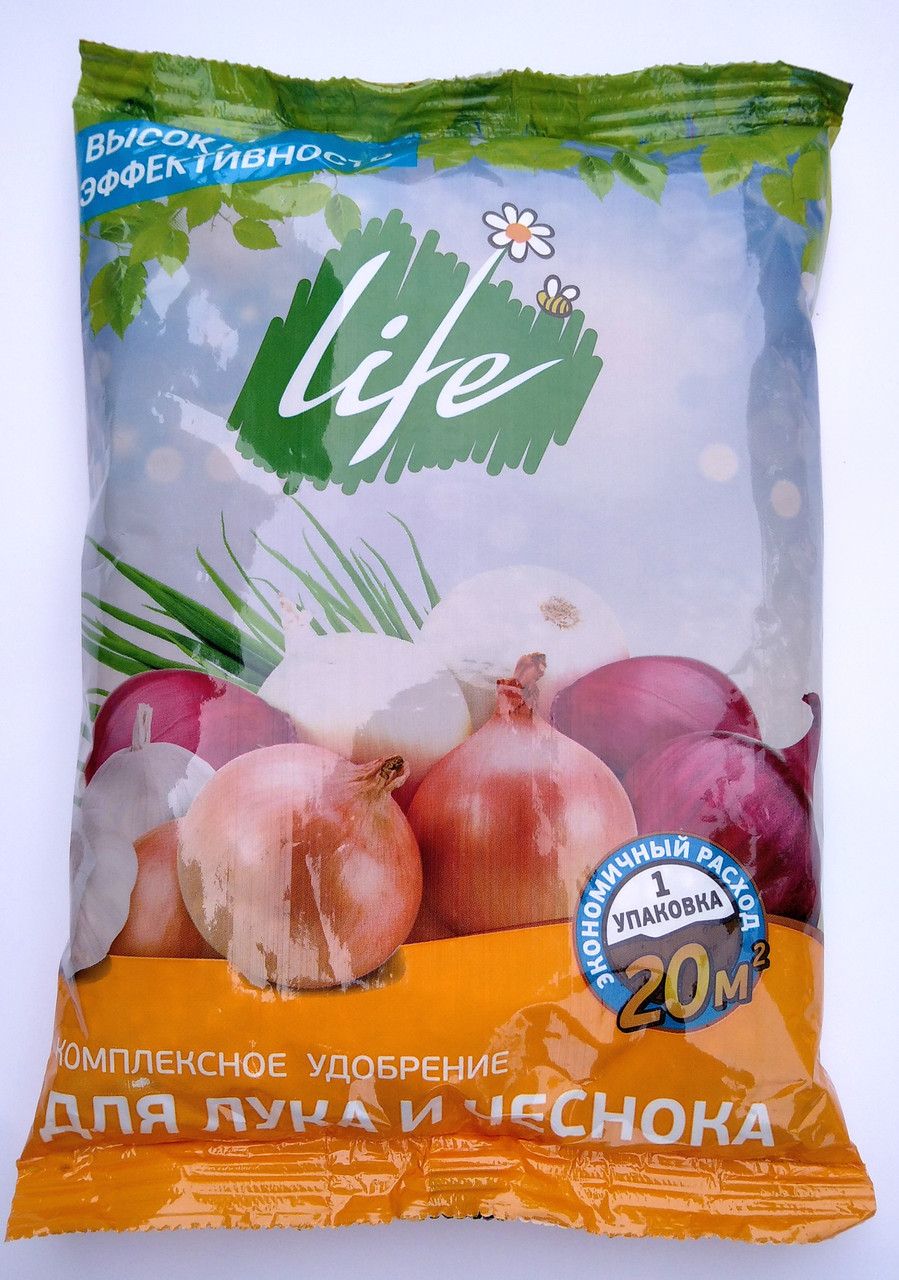 Комплексное удобрение для лука и чеснока Life, 0.9 кг (ООО "Факториал")