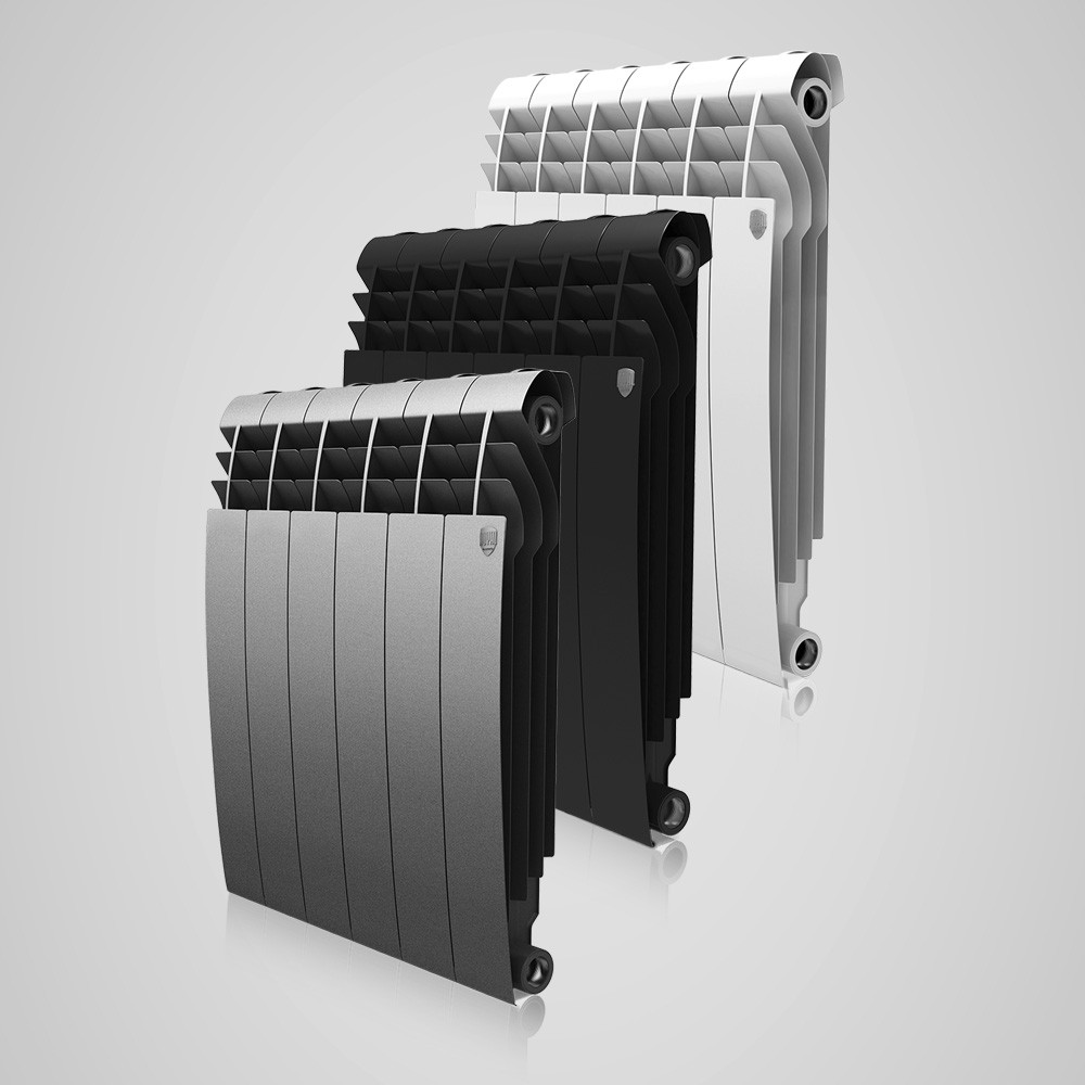 Радиатор биметаллический Royal Thermo BiLiner 500 Noir Sable 4 секции - фото 2 - id-p47698201